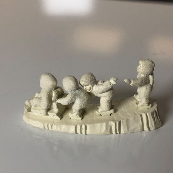 Department 56 Im Right Behind You Set Of 5 Figurines Snowbabies Miniatures - Picture 7 of 9